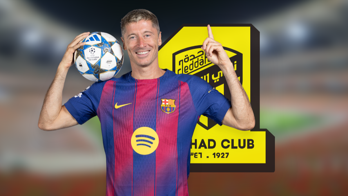 Robert Lewandowski vinculado con un traspaso al Al Ittihad hero image