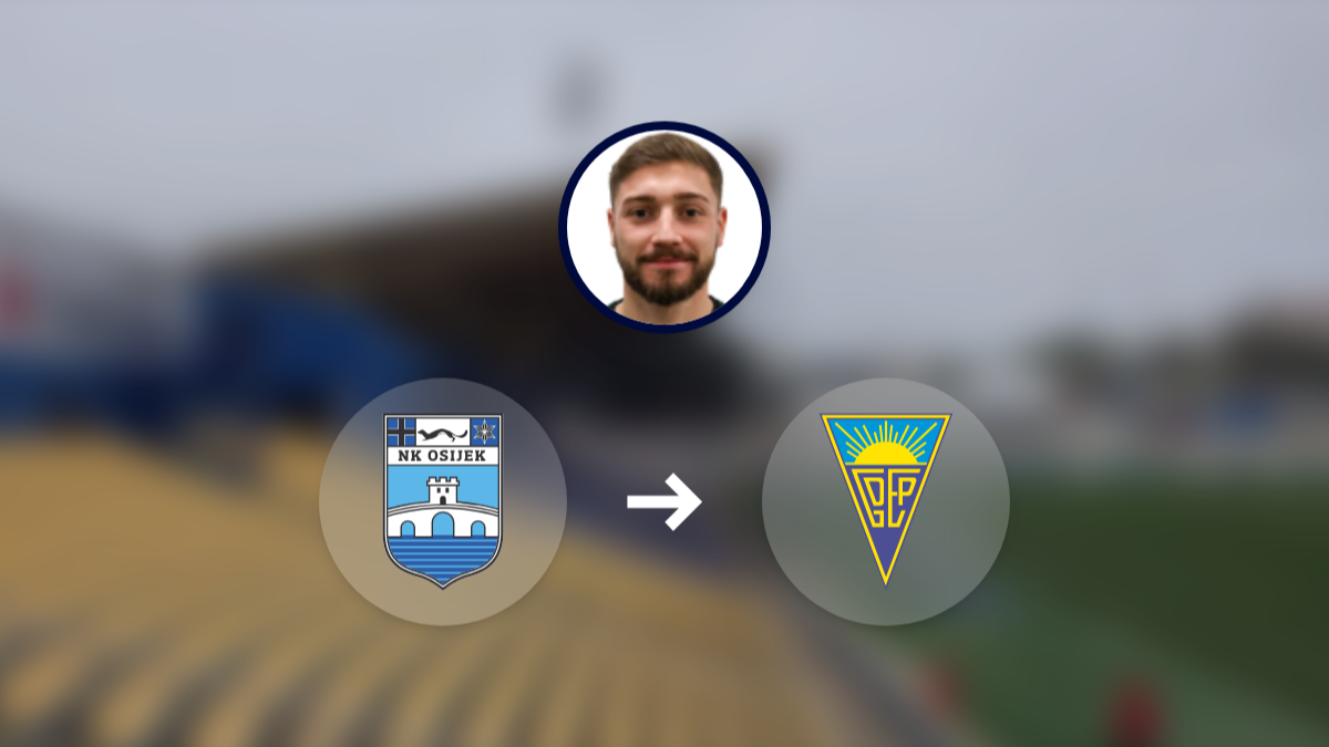 Roko Jurišić napušta Osijek i odlazi u Estoril