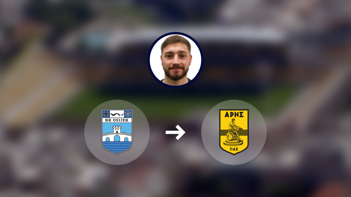 Roko Jurišić napušta Osijek i prelazi u Aris hero image