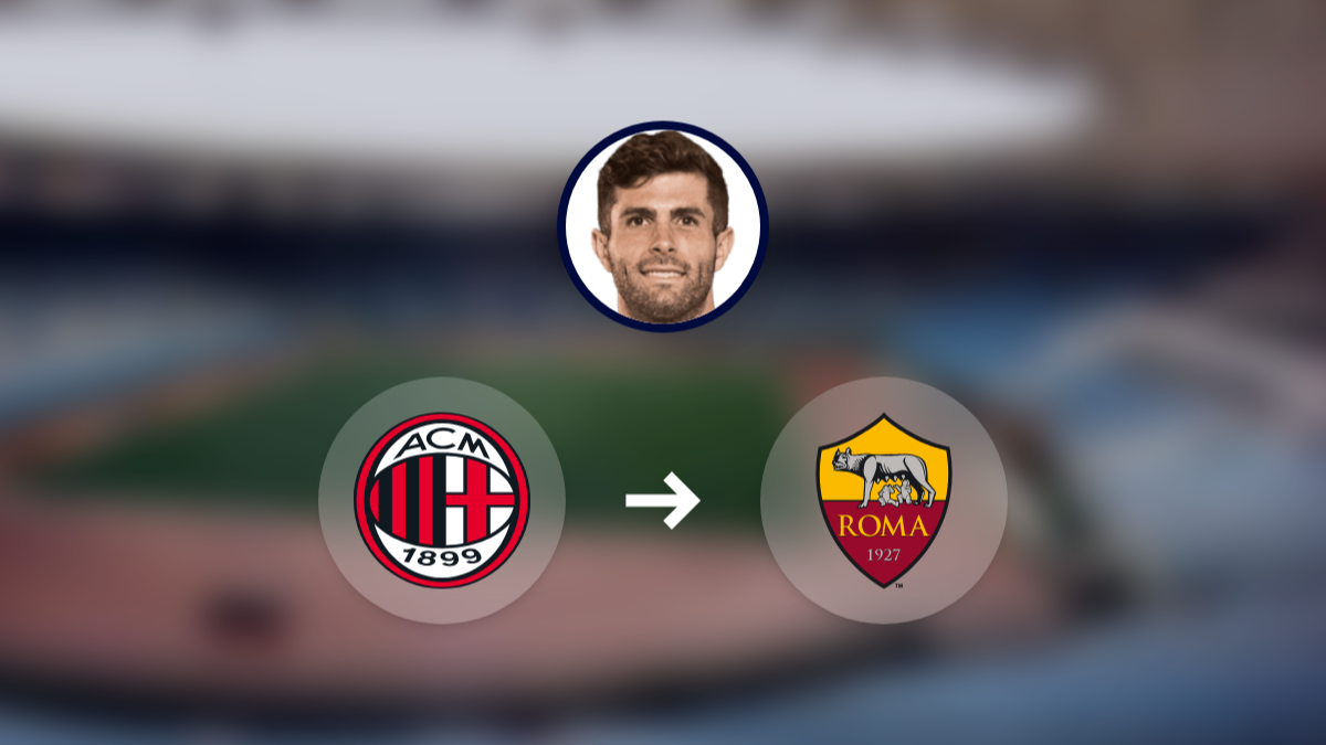 Roma targets Milan winger Christian Pulišić hero image