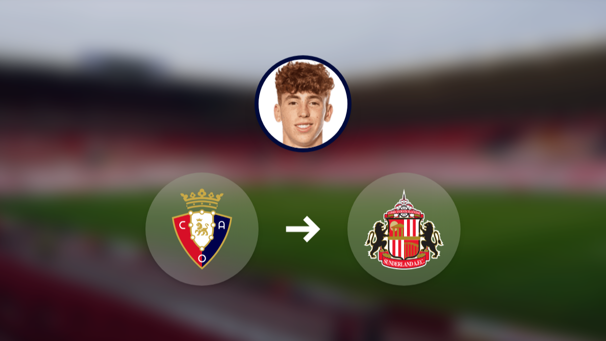 Sunderland's €25 million bid for Víctor Muñoz rejected by Osasuna hero image