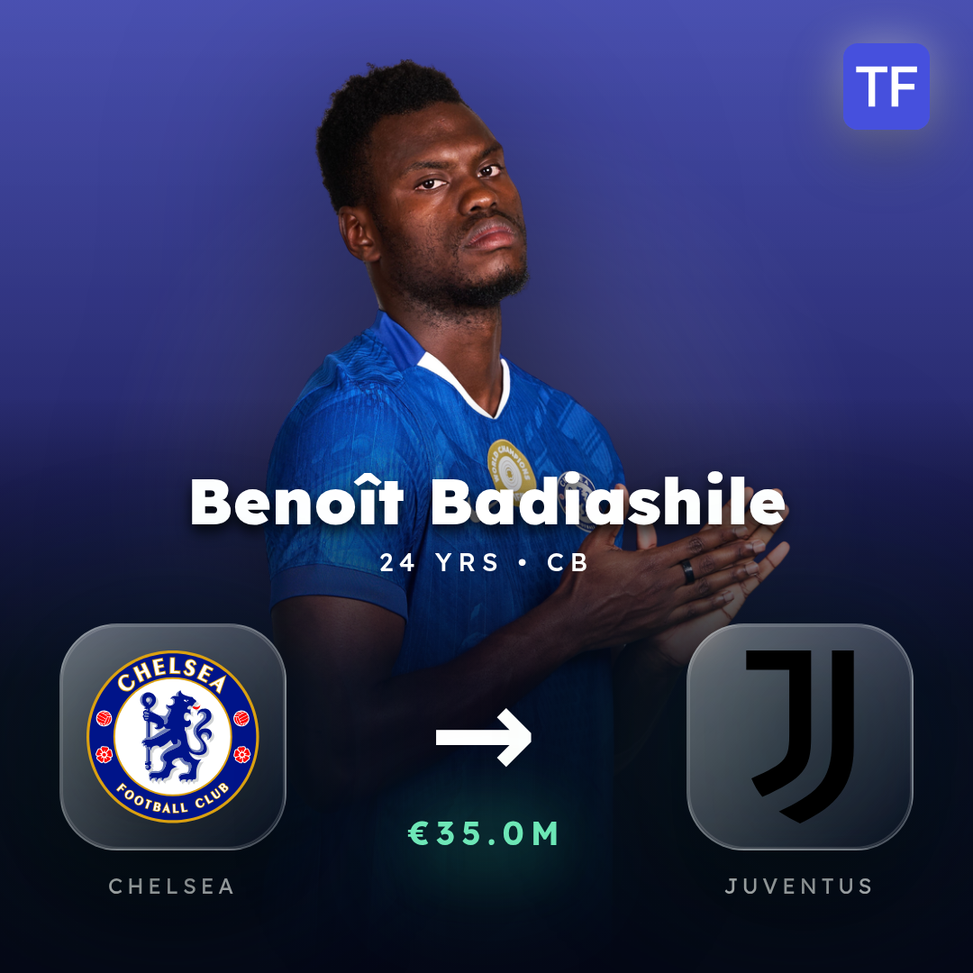 Benoît Badiashile transfer card