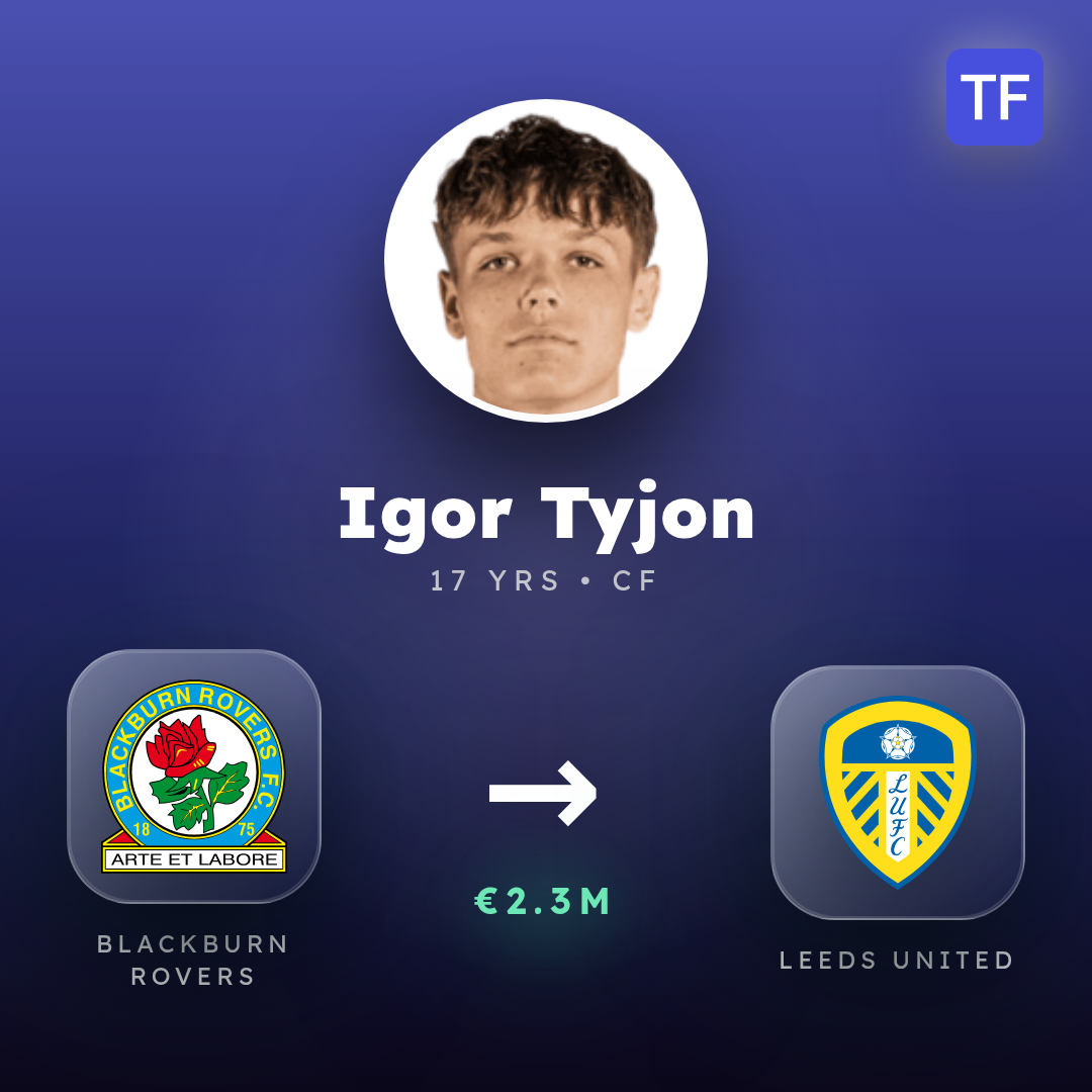 Igor Tyjon transfer card