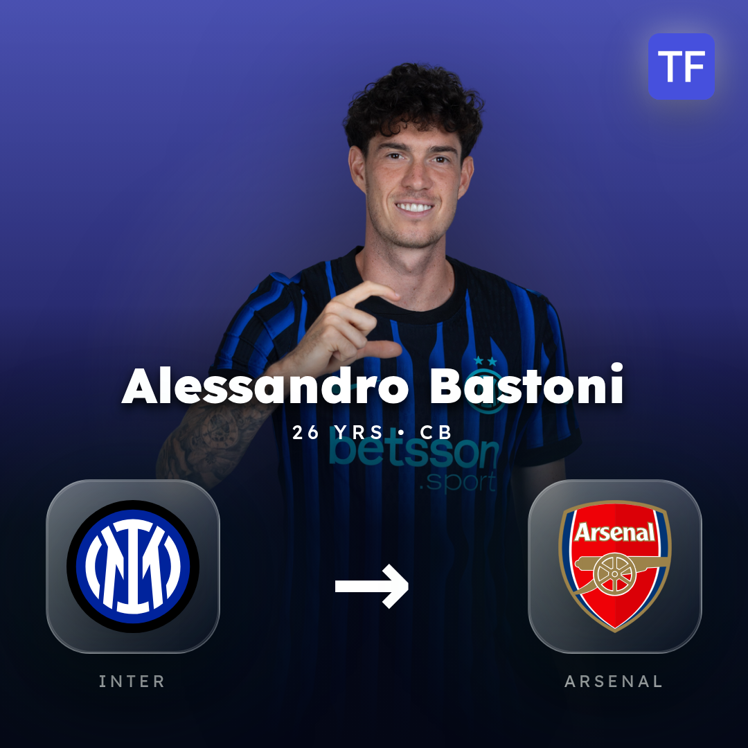 Alessandro Bastoni transfer card