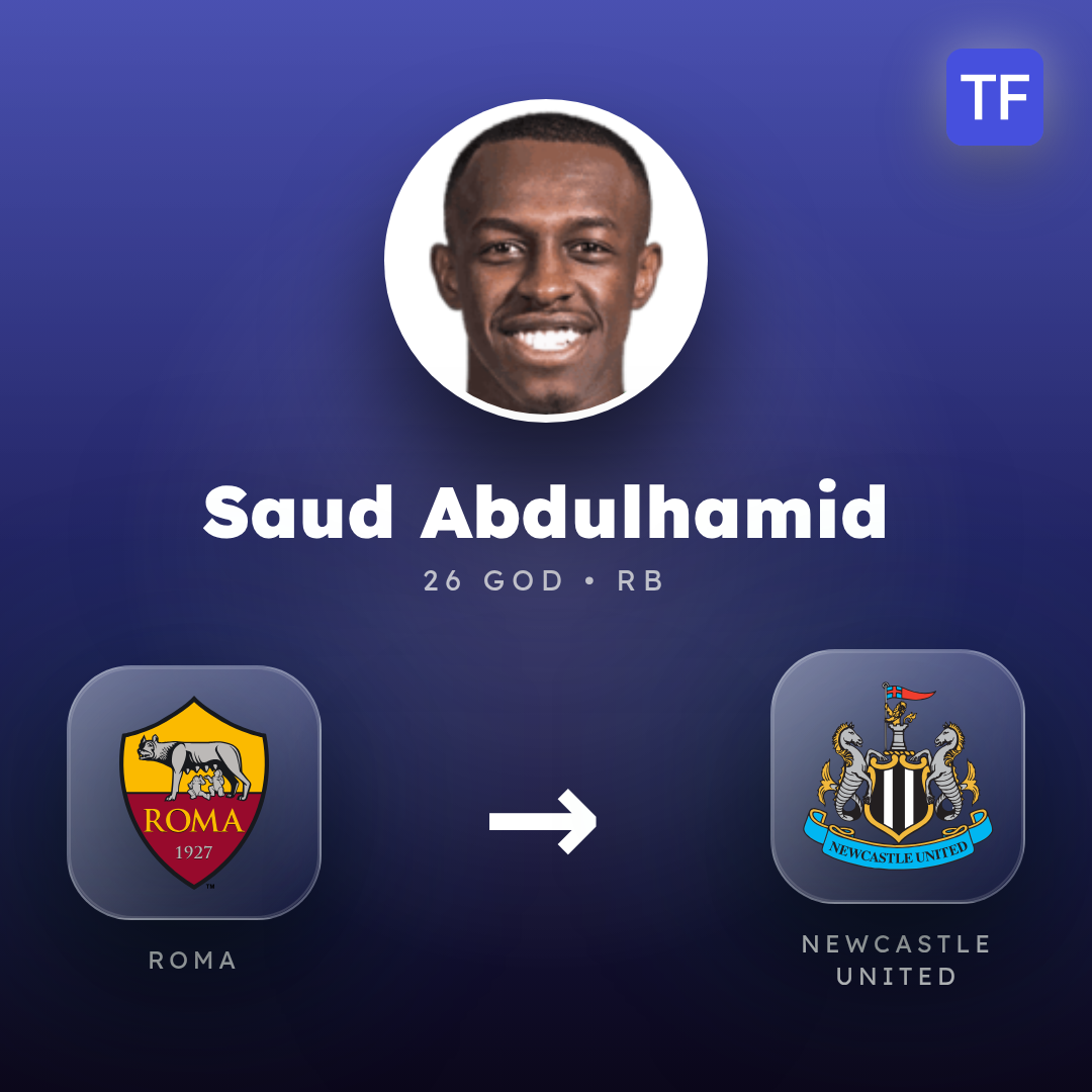 Saud Abdulhamid transfer card