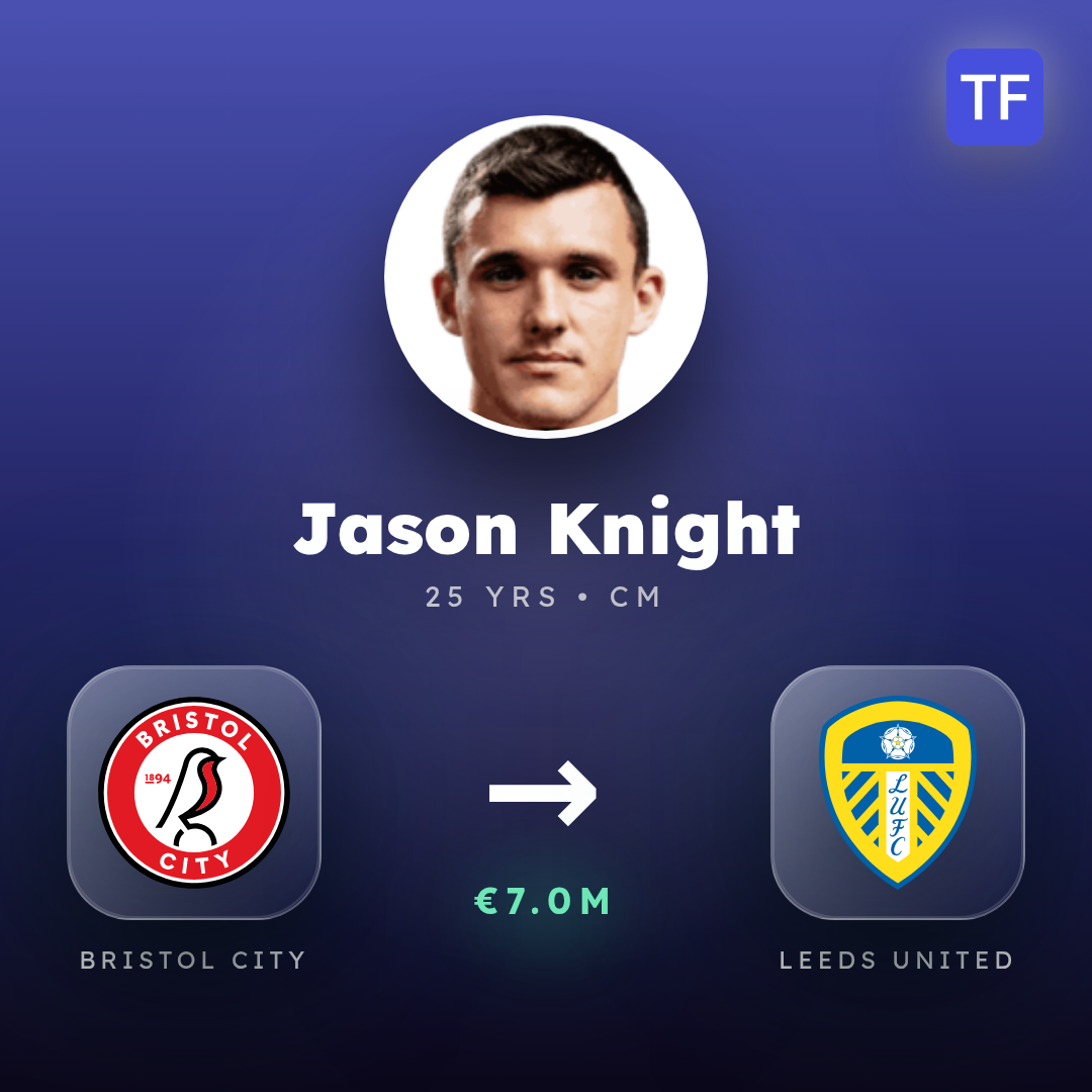 Jason Knight transfer card