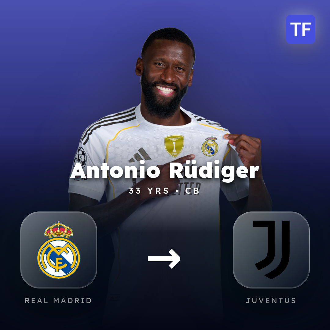 Antonio Rüdiger transfer card