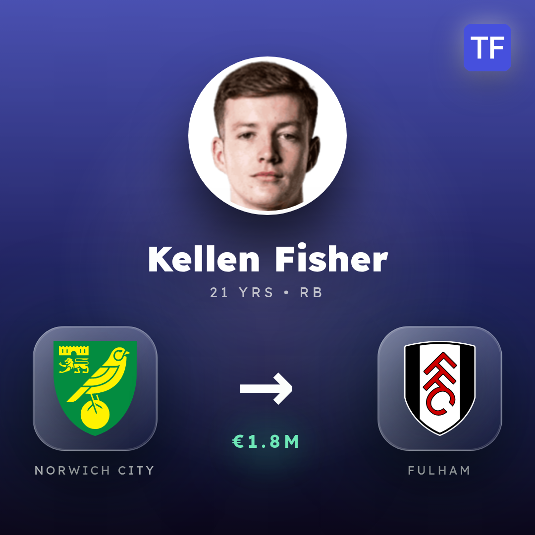 Kellen Fisher transfer card