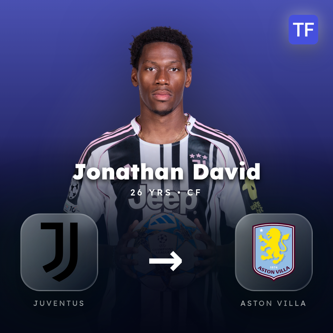 Jonathan David transfer card
