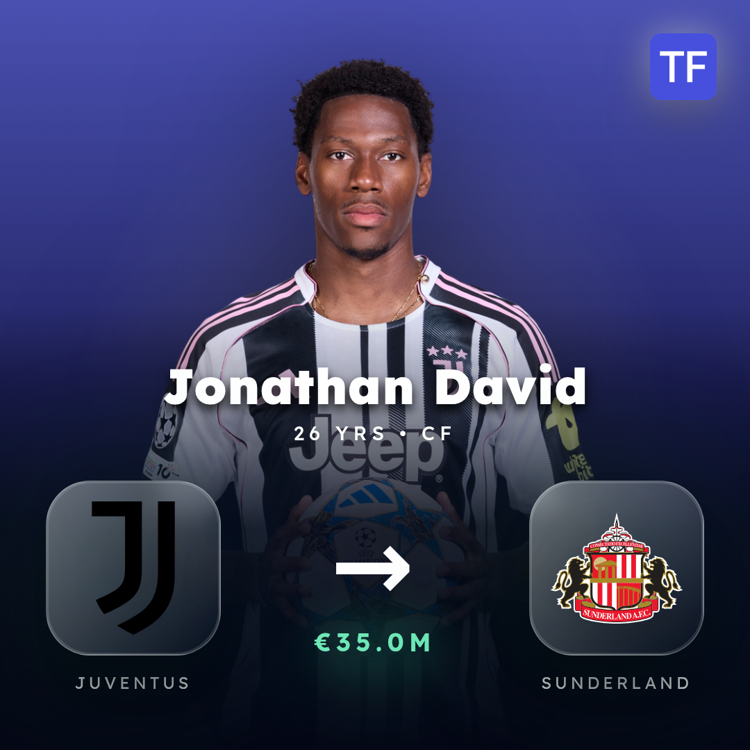 Jonathan David transfer card