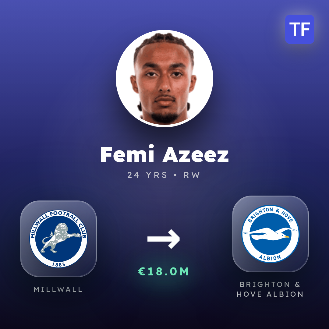 Femi Azeez transfer card