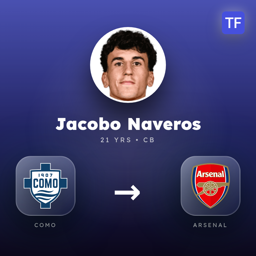 Jacobo Naveros transfer card
