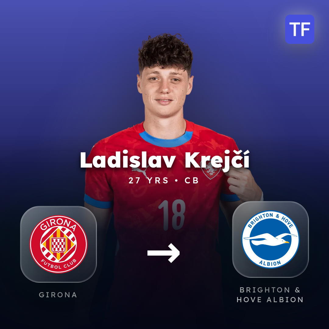 Ladislav Krejčí transfer card