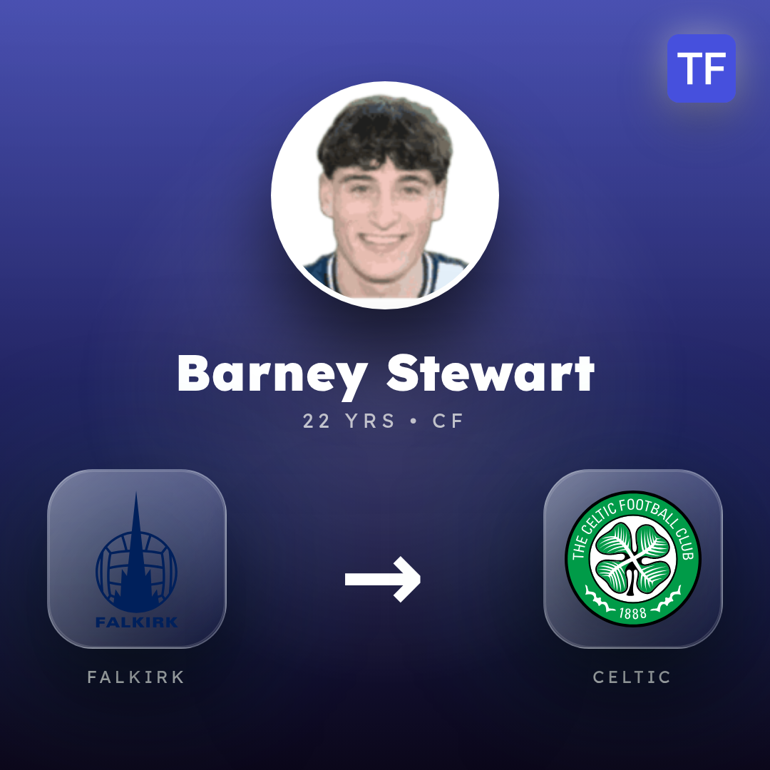 Barney Stewart transfer card