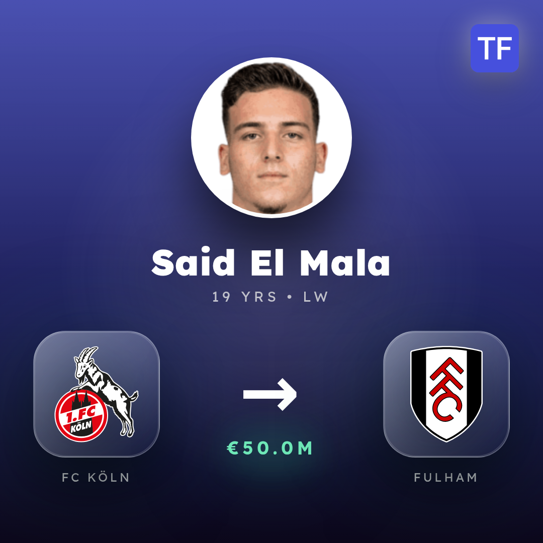 Said El Mala transfer card