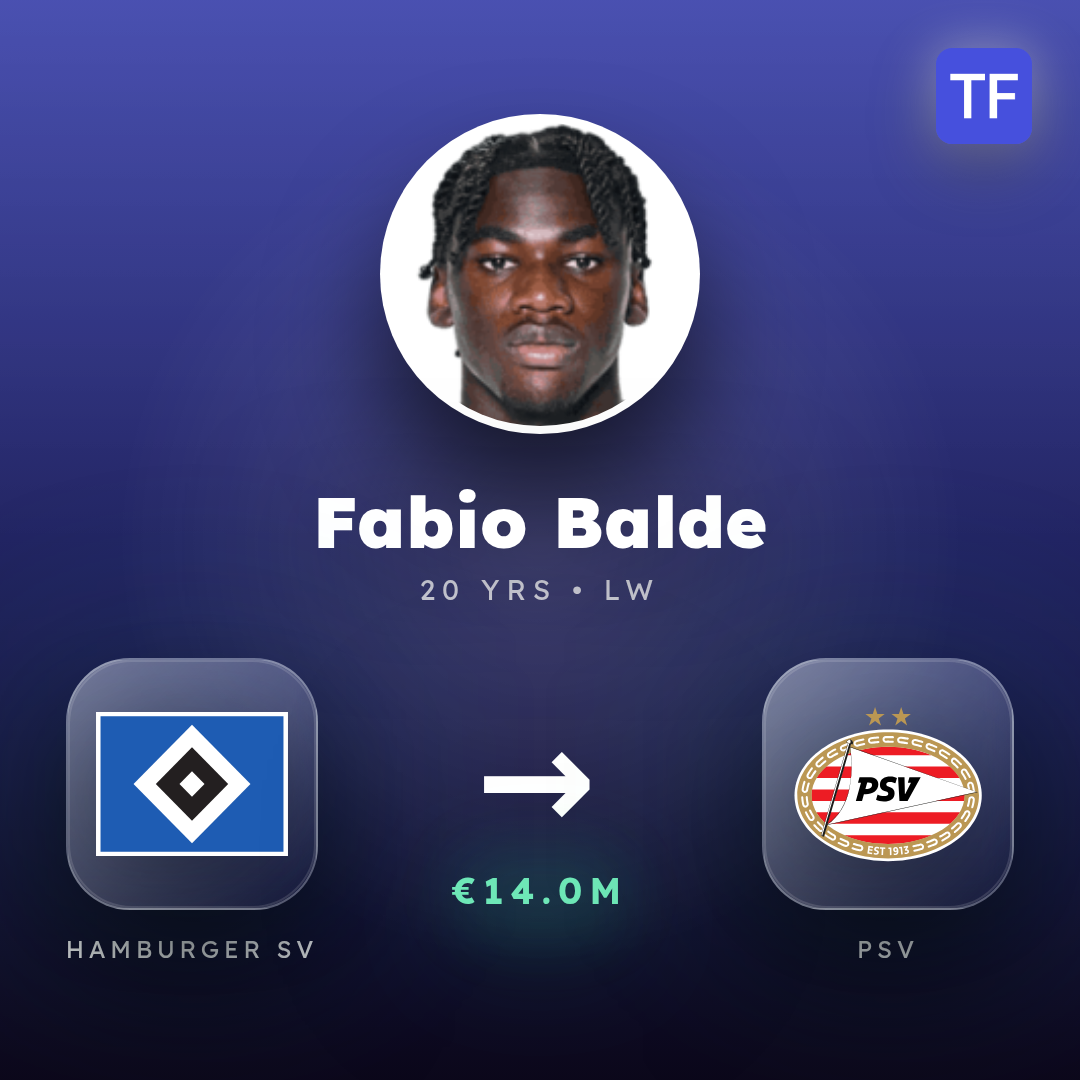 Fabio Balde transfer card