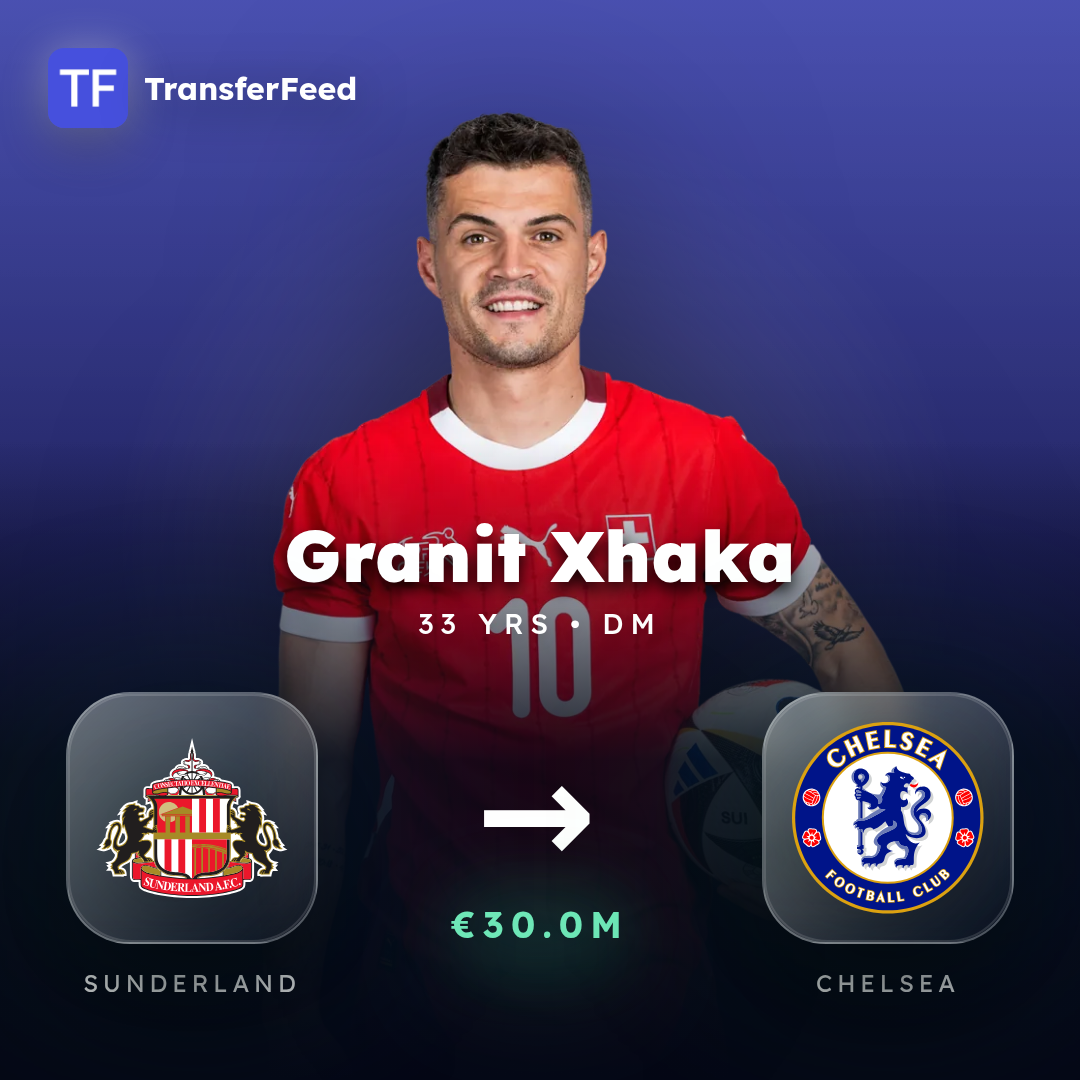 Granit Xhaka transfer card