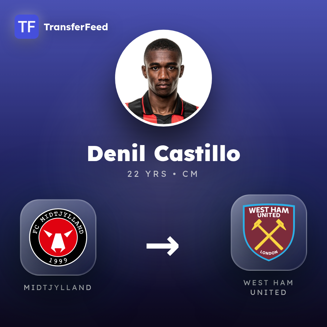 Denil Castillo transfer card