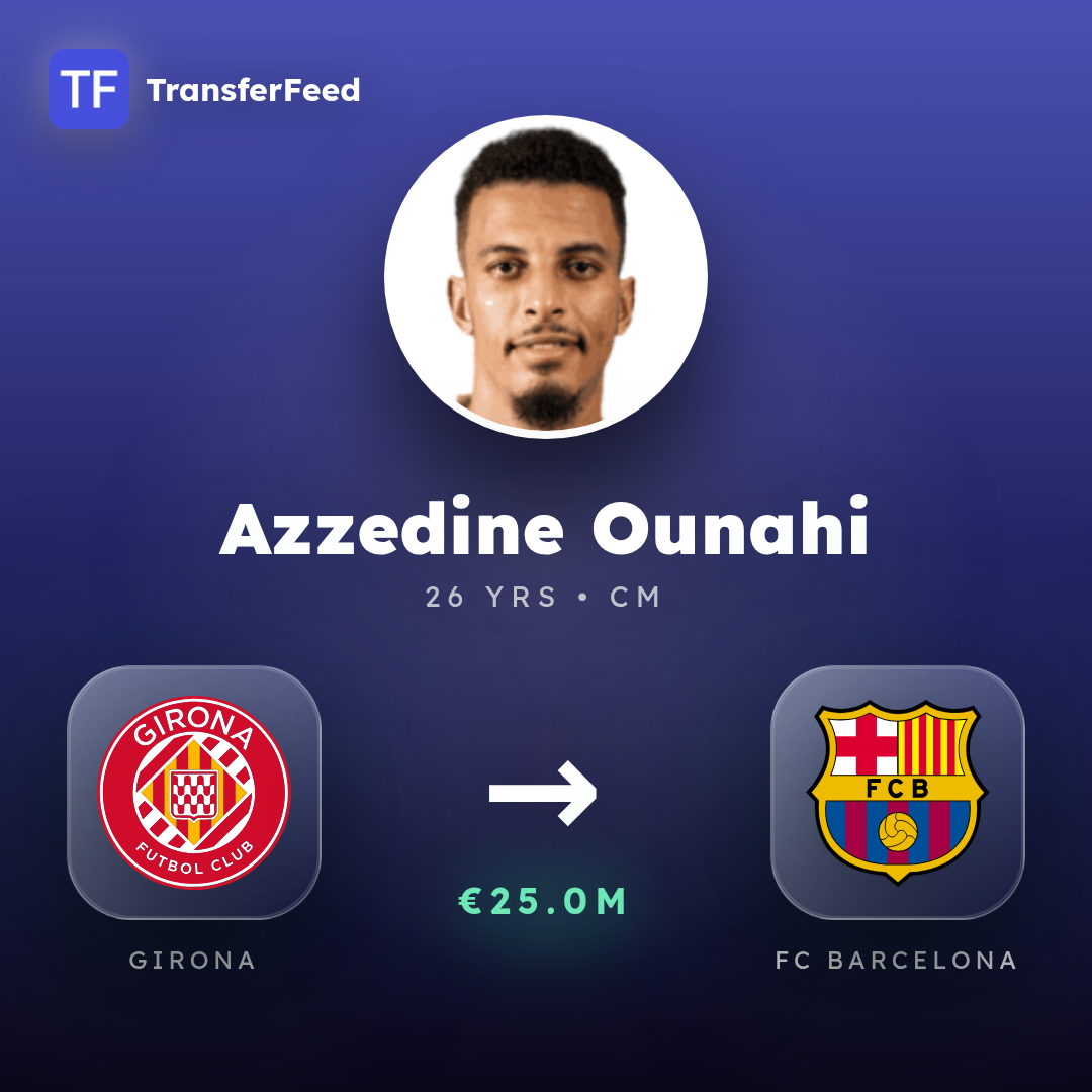 Azzedine Ounahi transfer card
