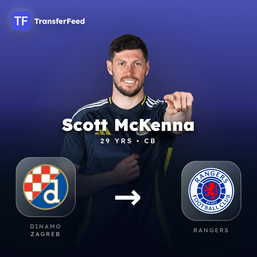 Scott McKenna transfer card