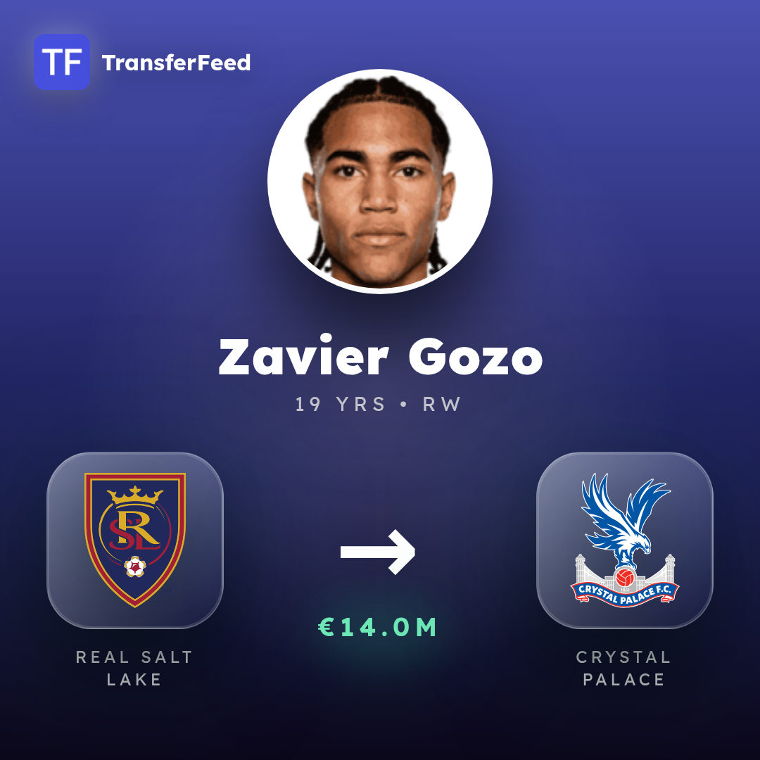 Zavier Gozo transfer card