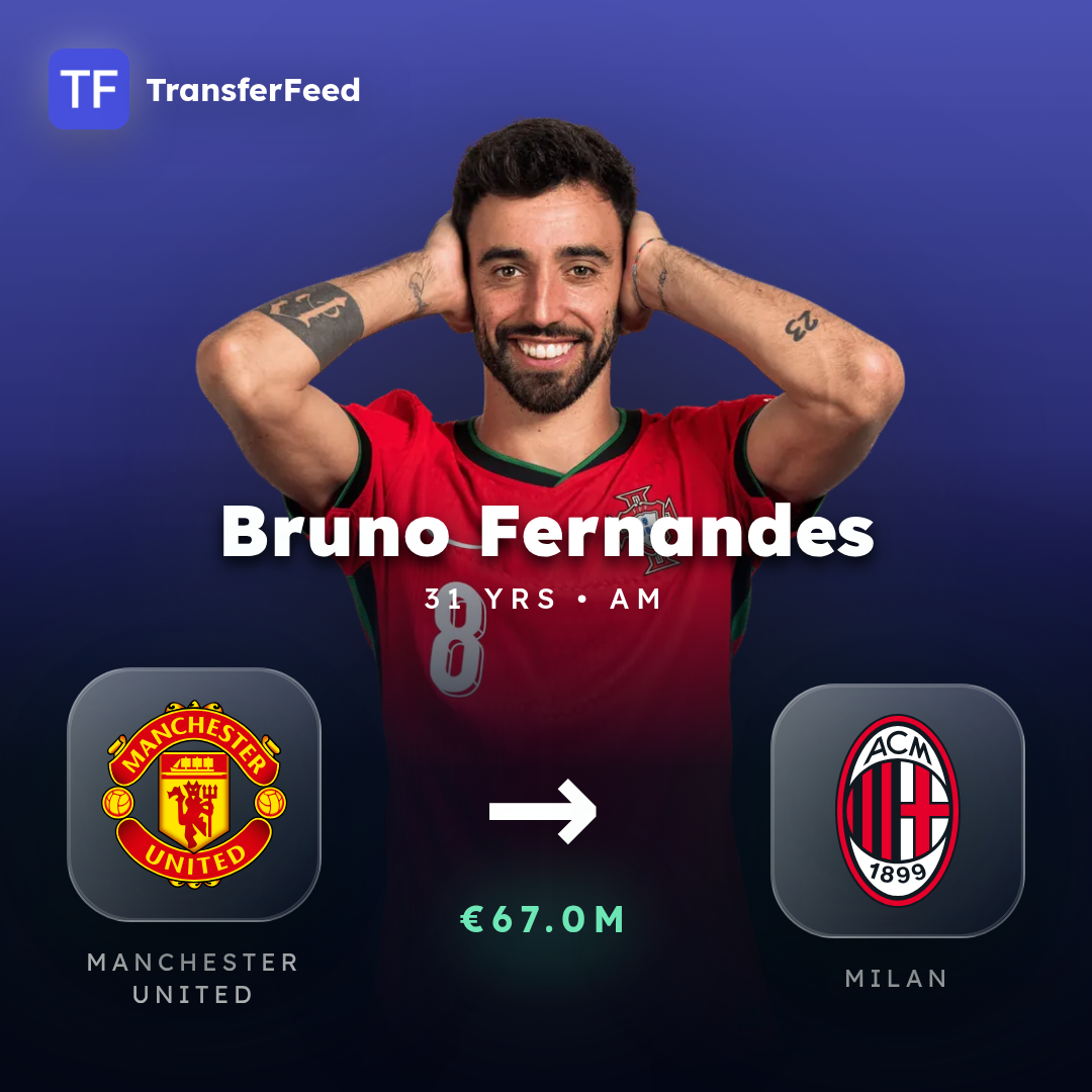 Bruno Fernandes transfer card