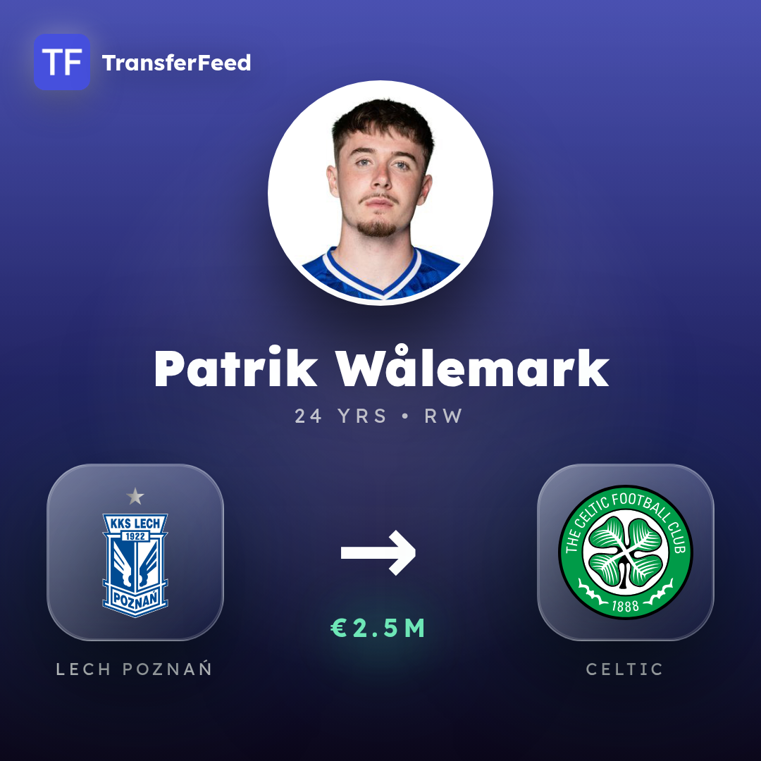 Patrik Wålemark transfer card