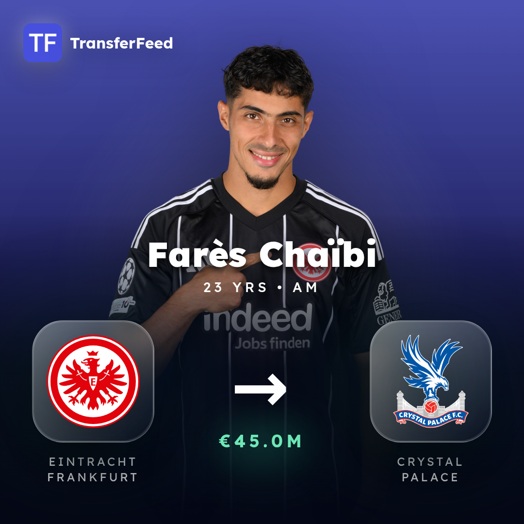 Farès Chaïbi transfer card