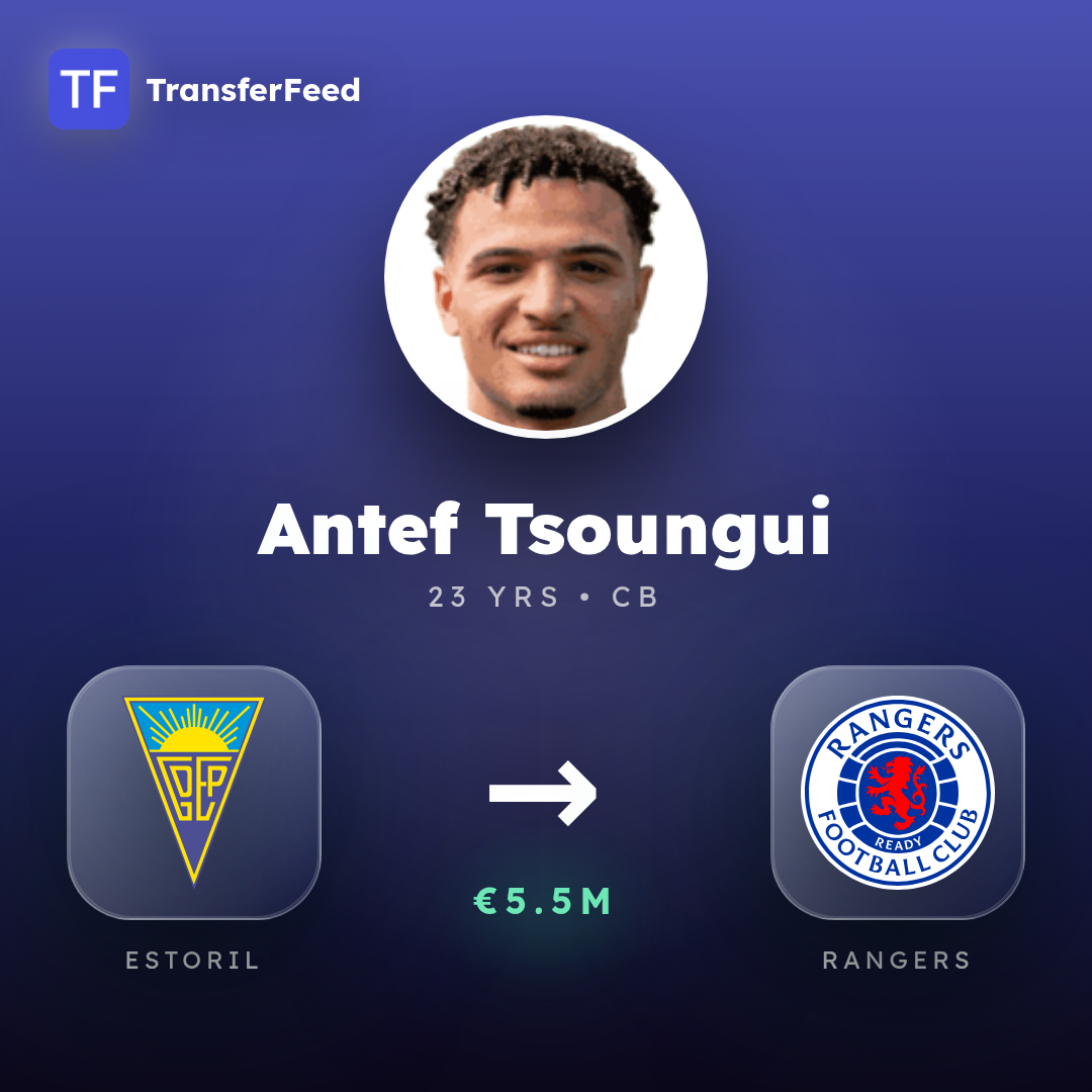 Antef Tsoungui transfer card