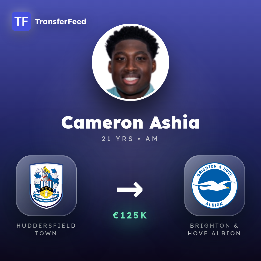 Cameron Ashia transfer card