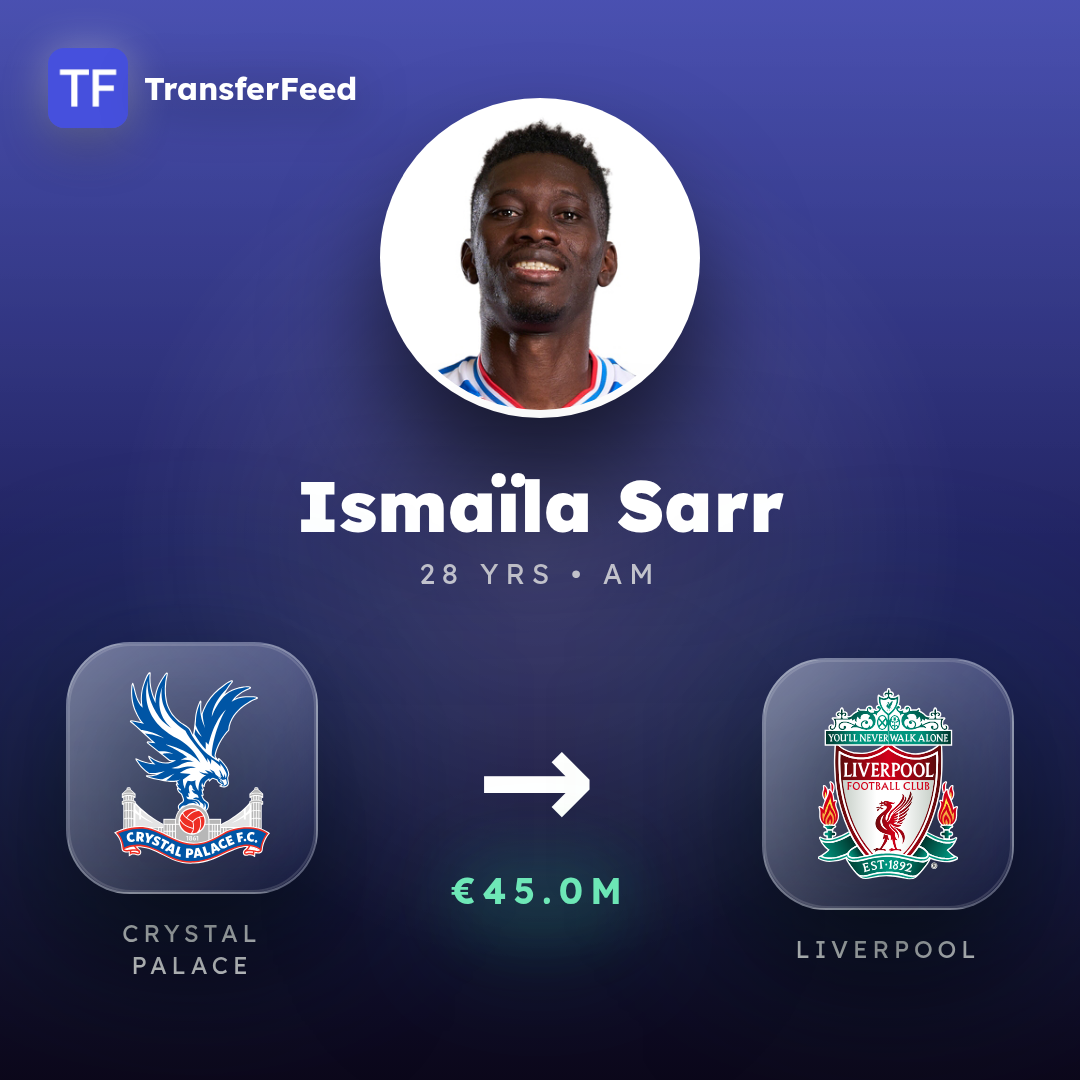 Ismaïla Sarr transfer card