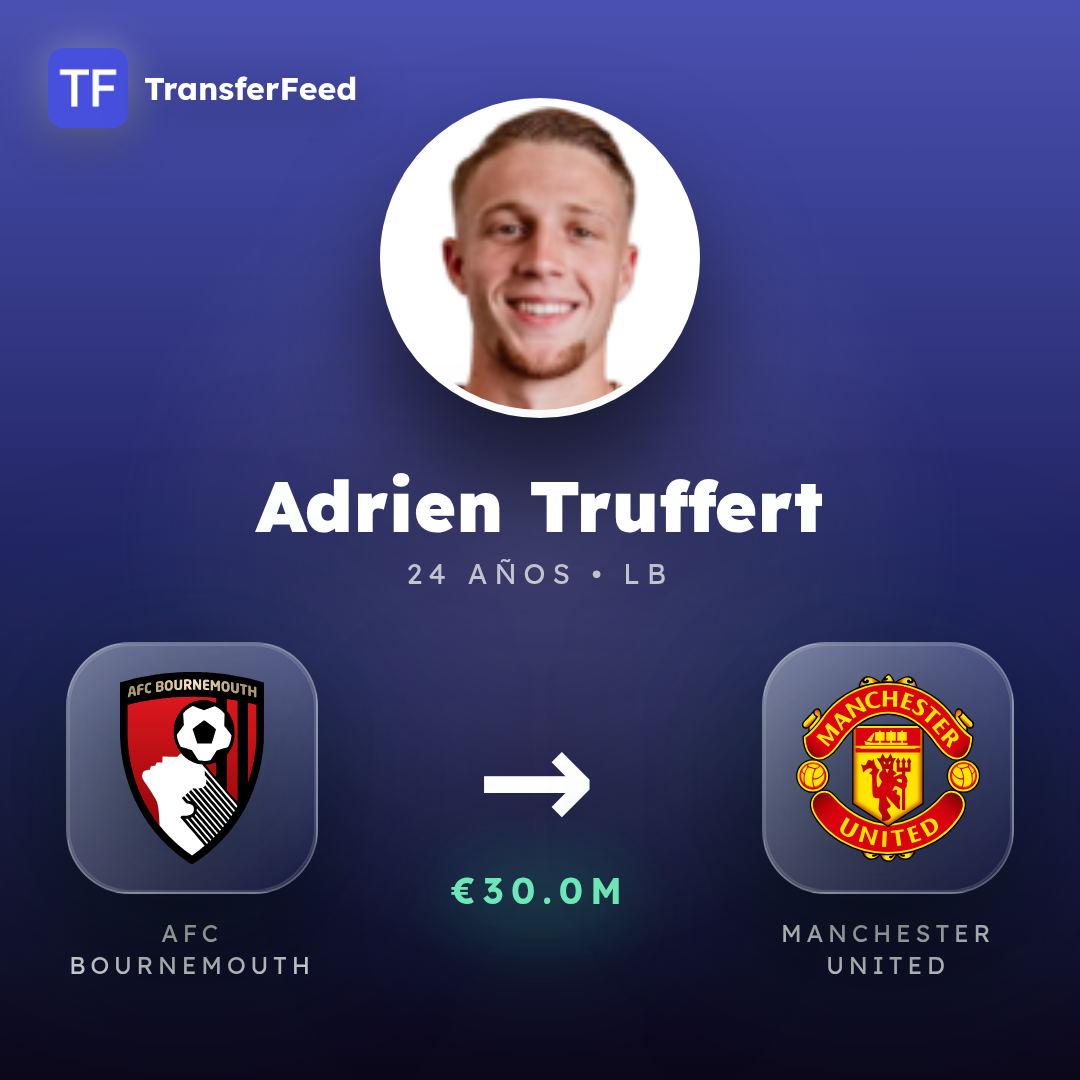 Adrien Truffert transfer card