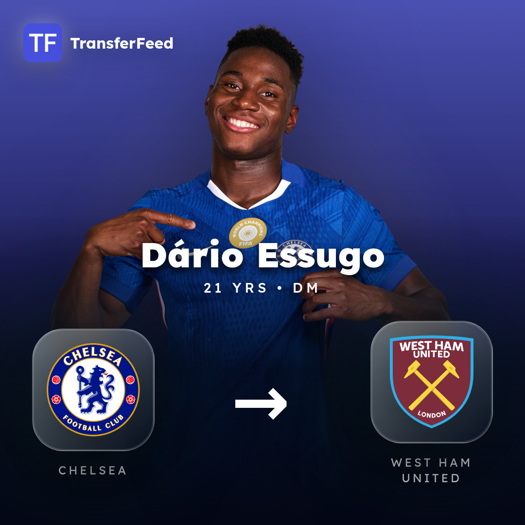 Dário Essugo transfer card