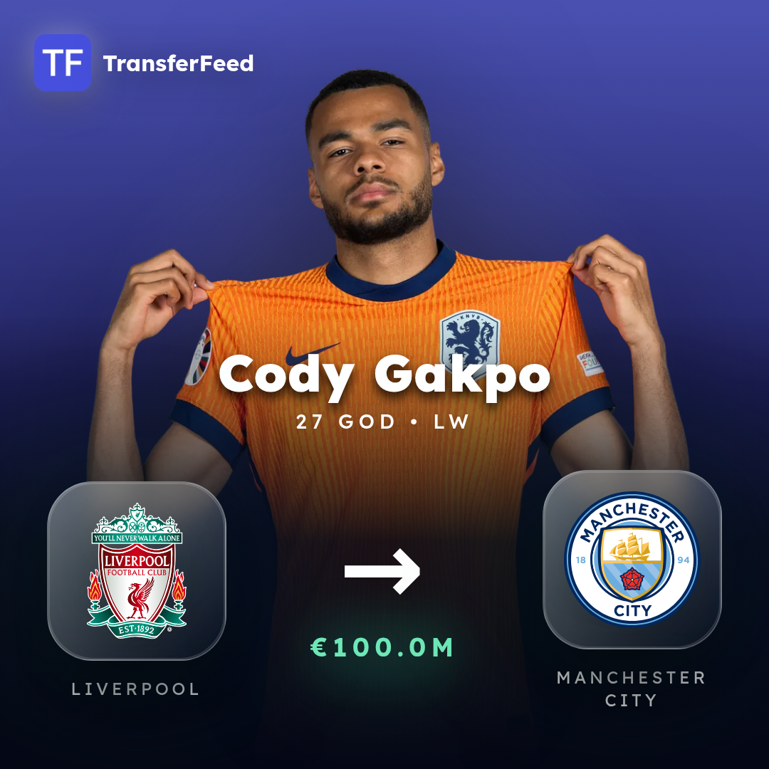 Cody Gakpo transfer card