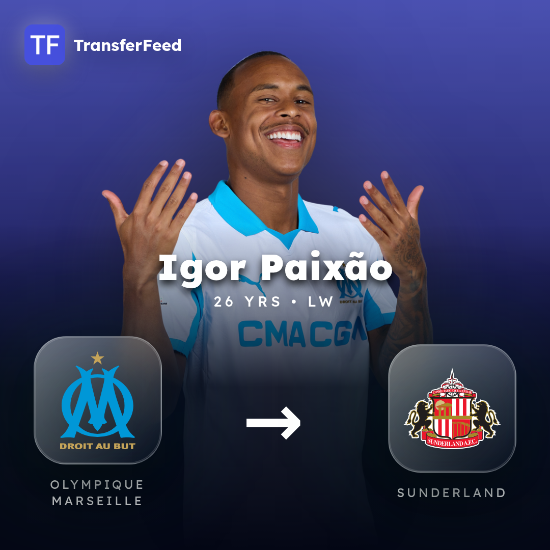 Igor Paixão transfer card