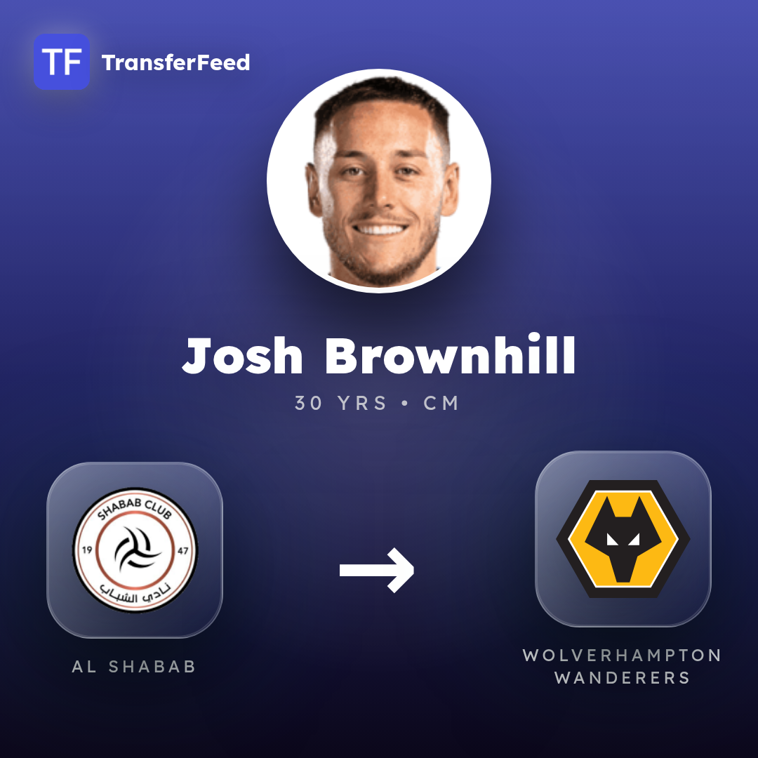 Josh Brownhill transfer card