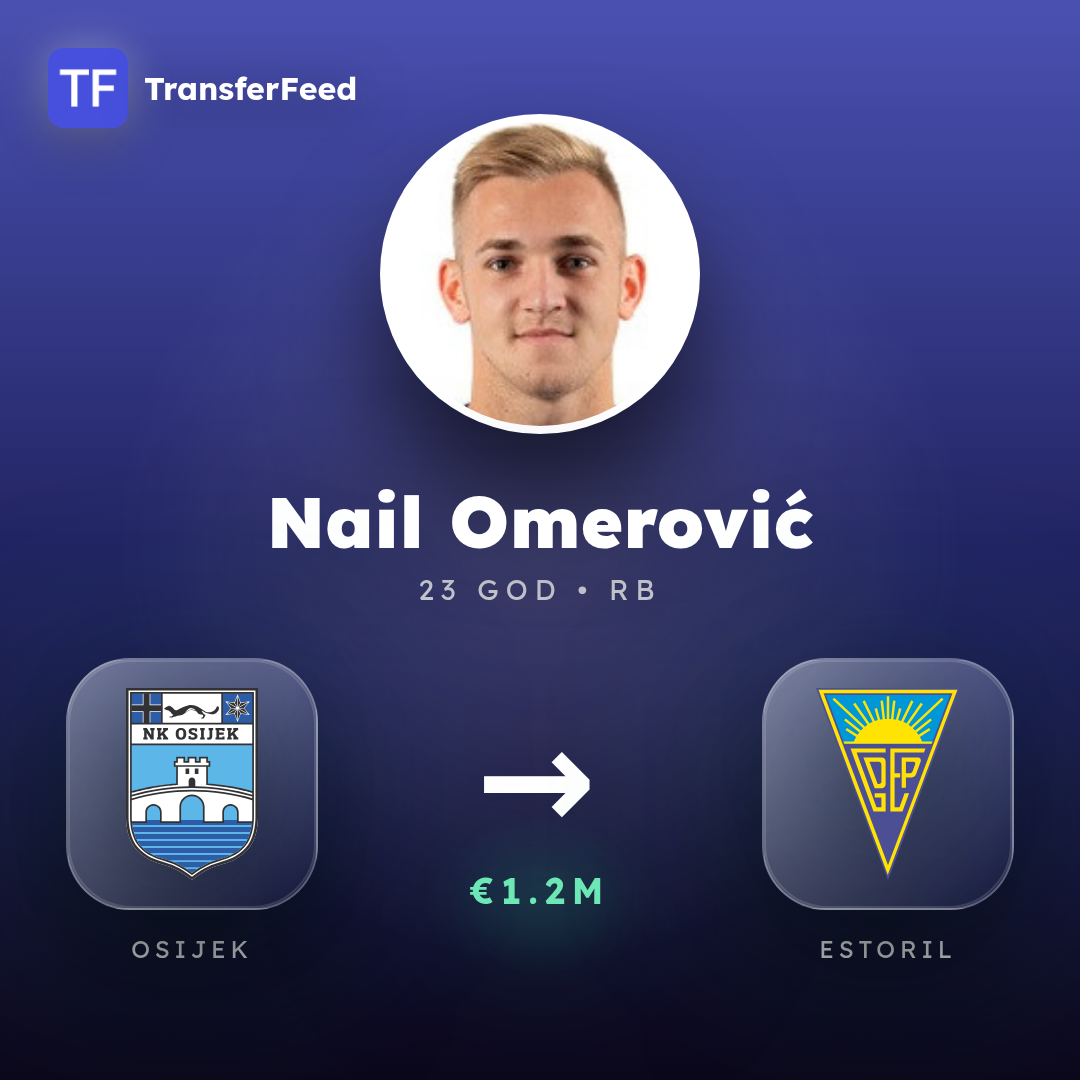 Nail Omerović transfer card