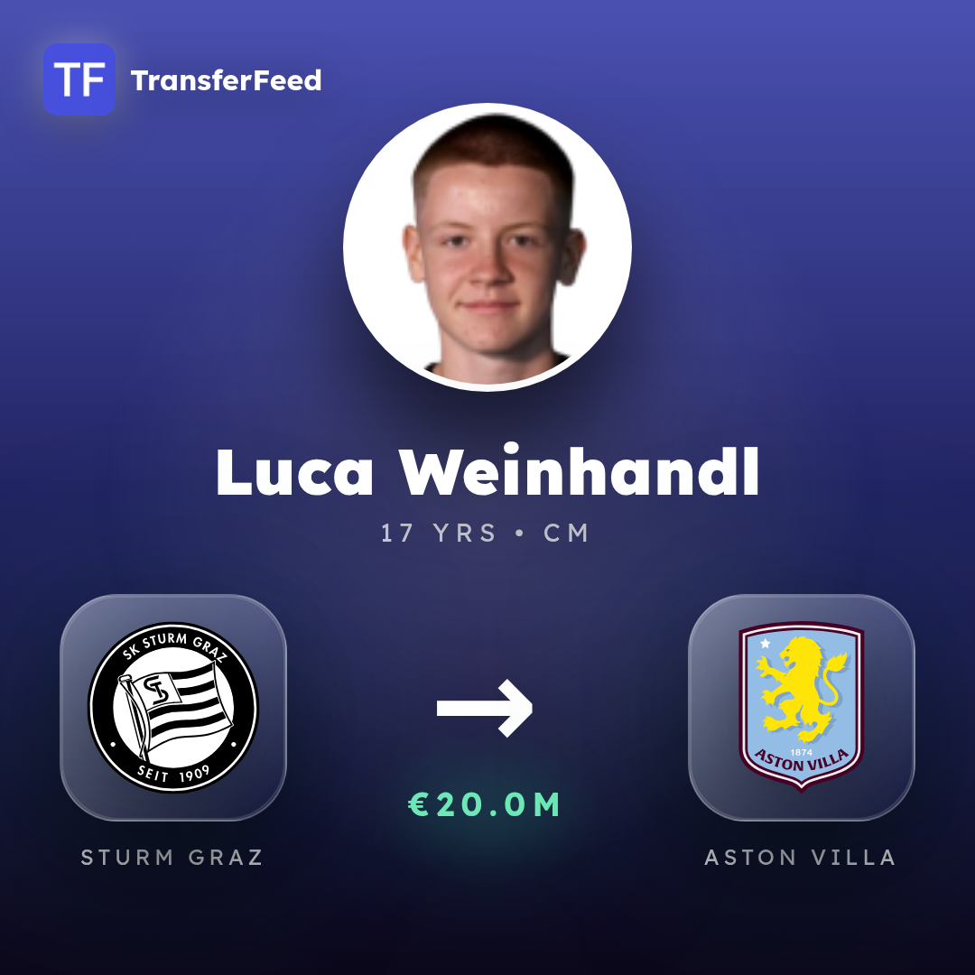 Luca Weinhandl transfer card