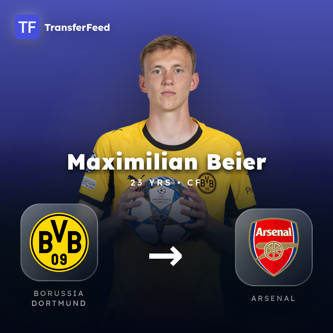 Maximilian Beier transfer card