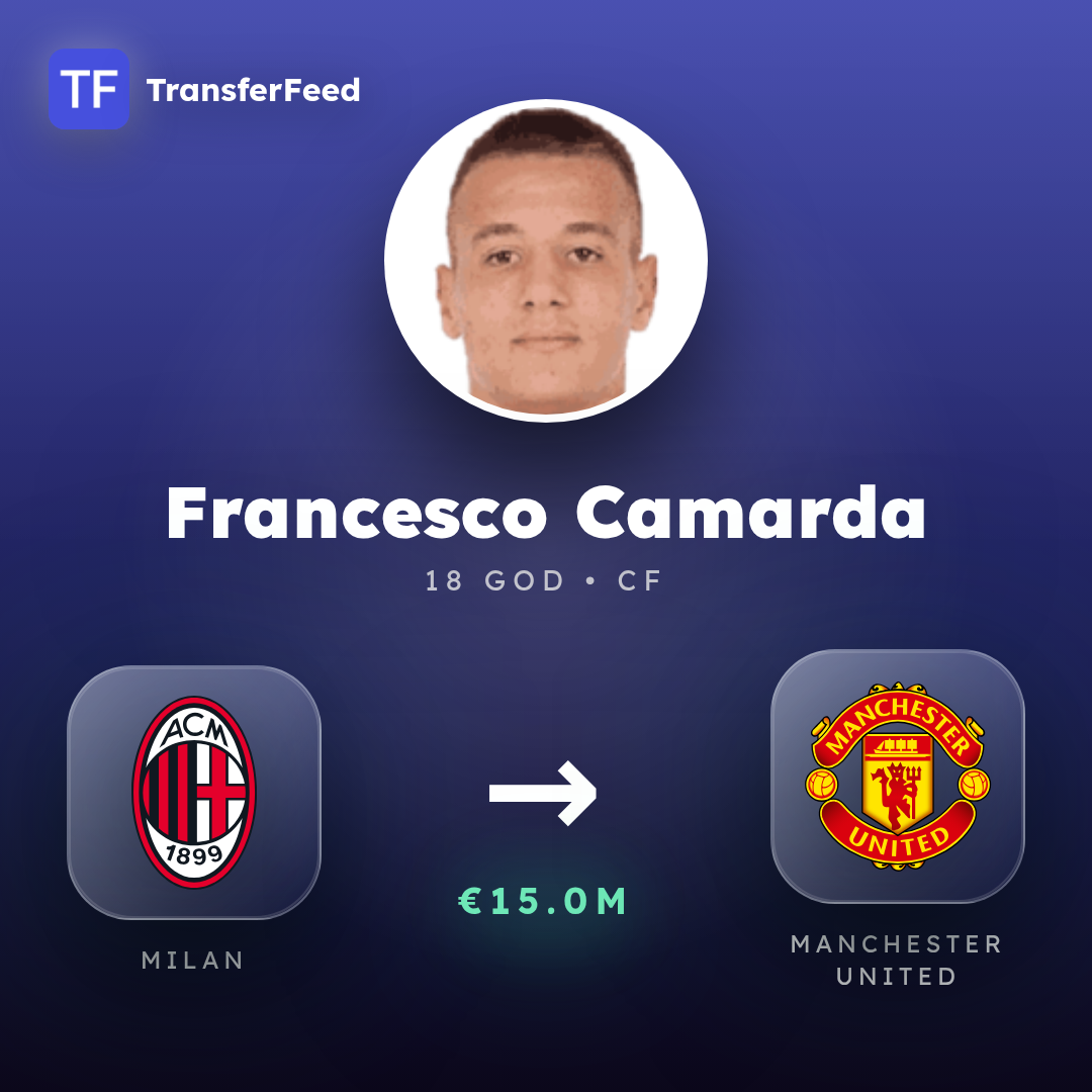 Francesco Camarda transfer card