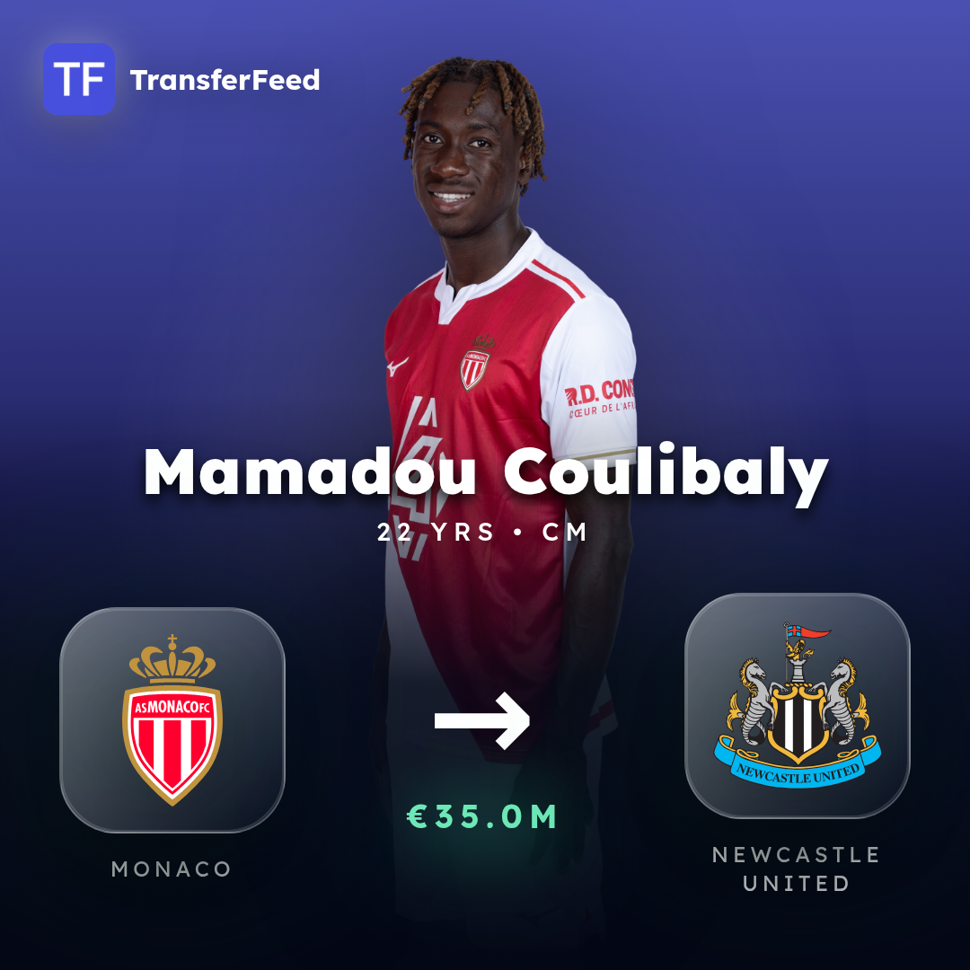 Mamadou Coulibaly transfer card