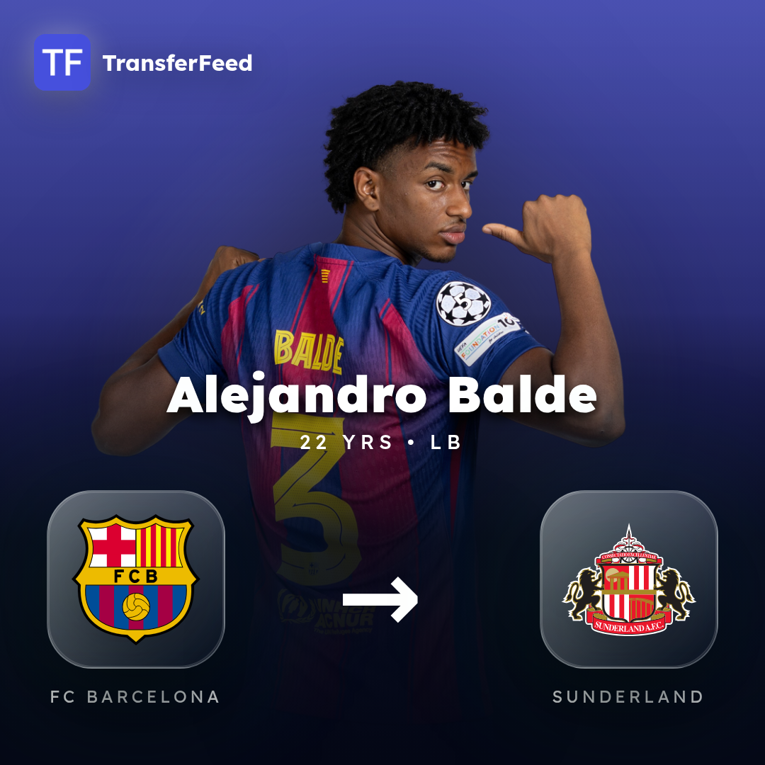 Alejandro Balde transfer card