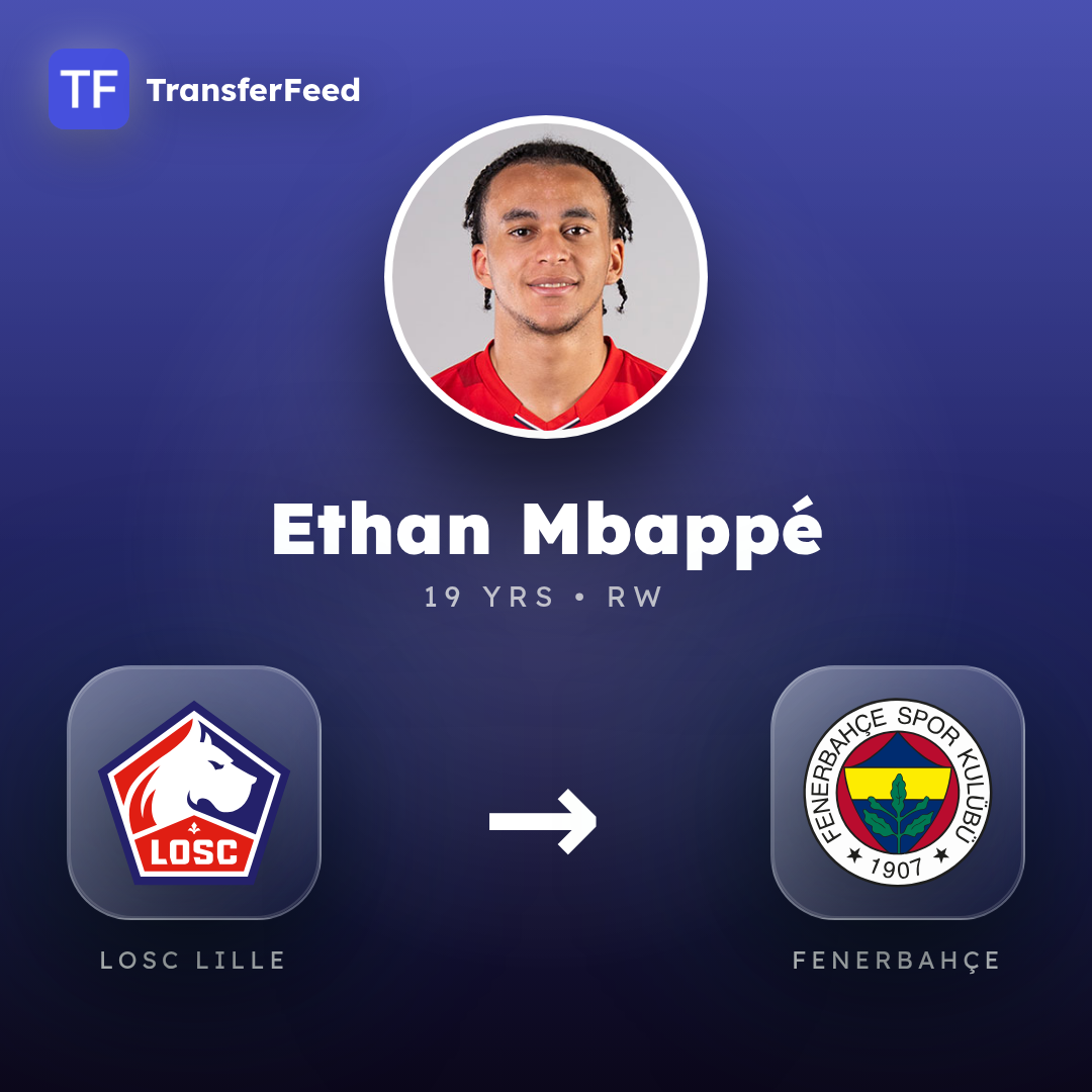 Ethan Mbappé transfer card
