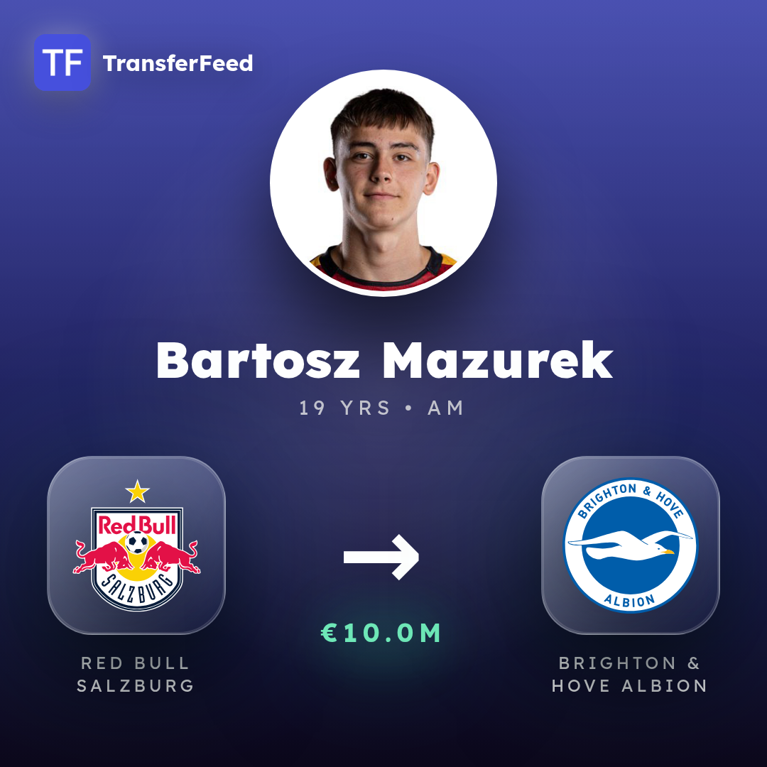 Bartosz Mazurek transfer card