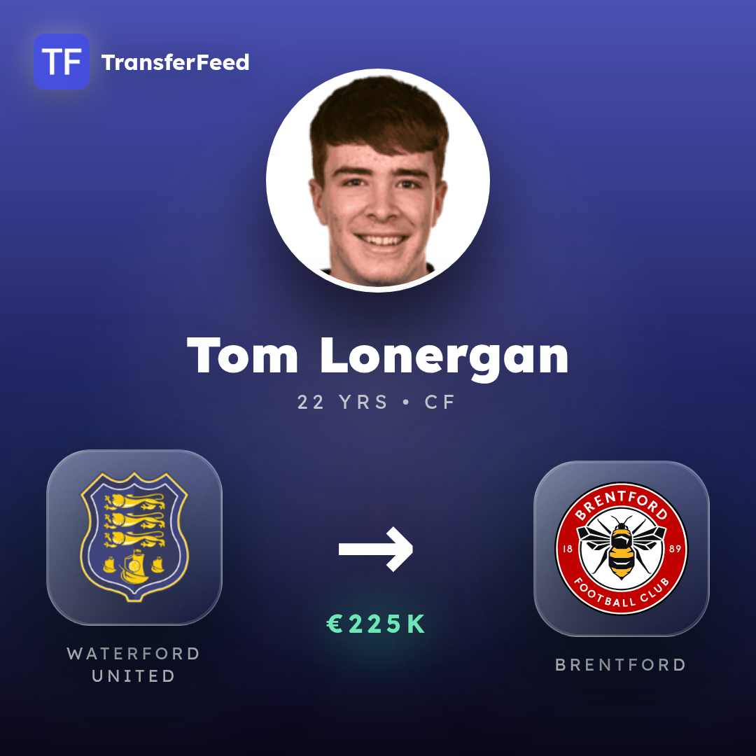 Tom Lonergan transfer card