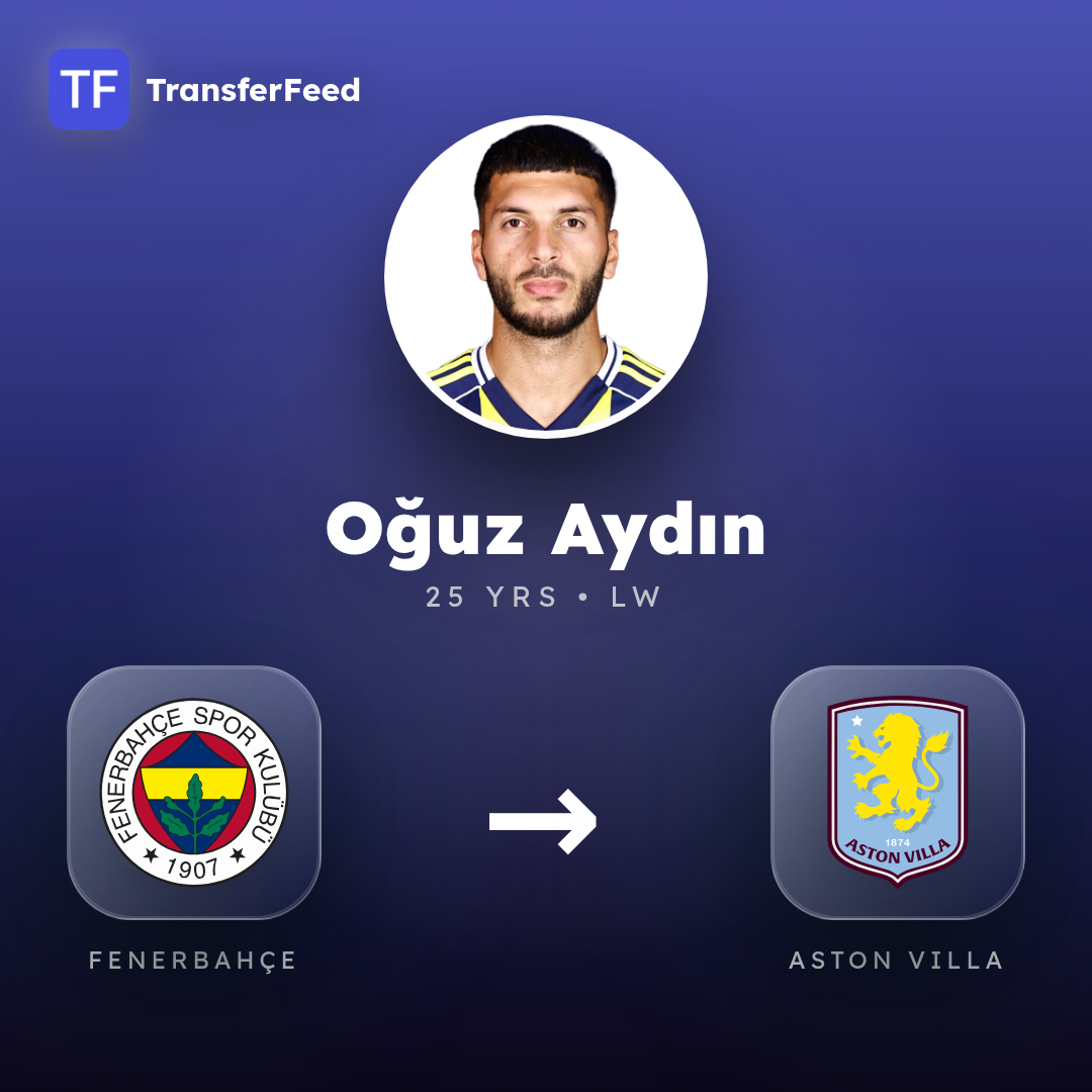 Oğuz Aydın transfer card
