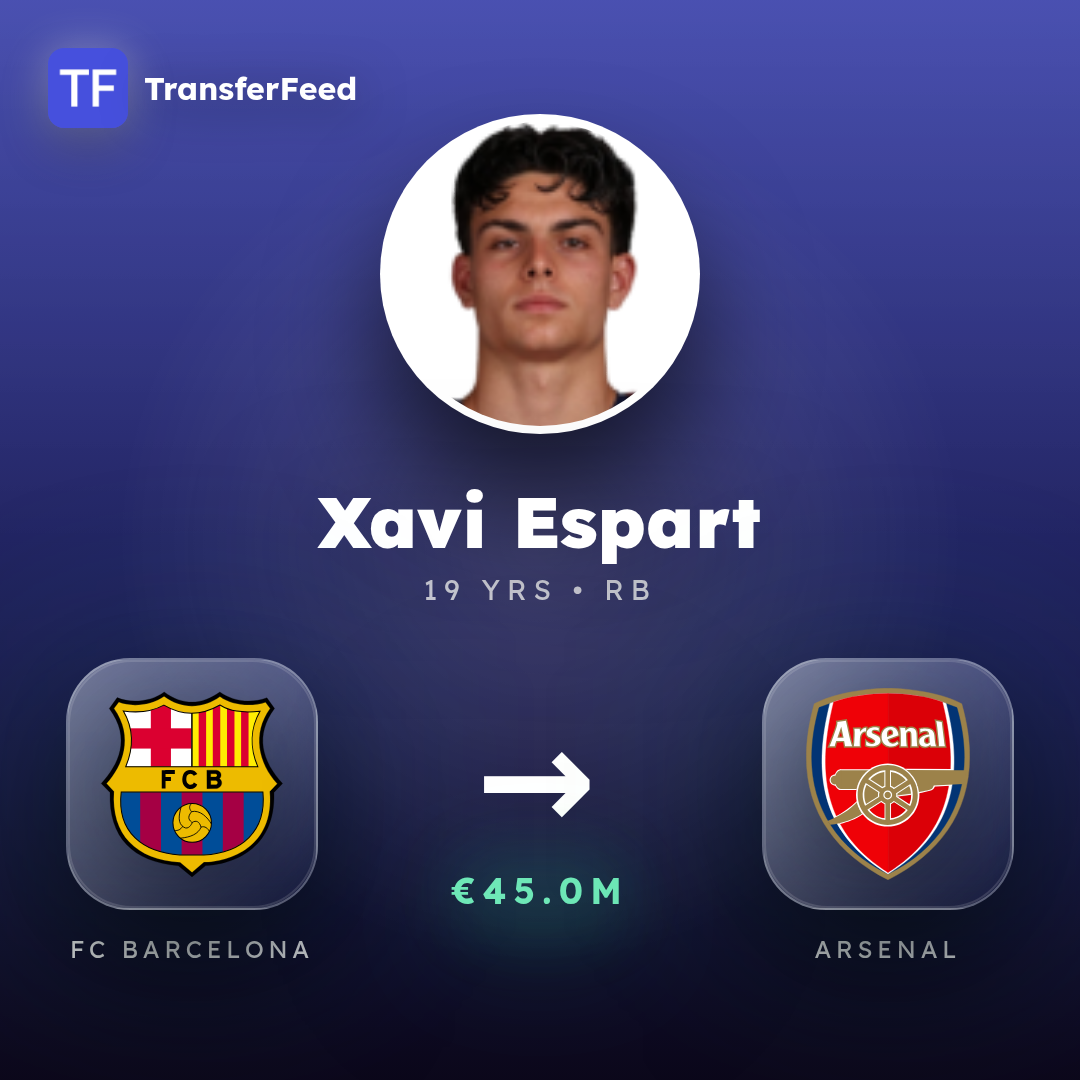 Xavi Espart transfer card