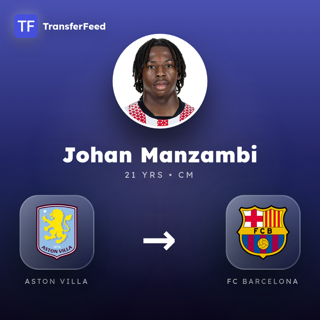 Johan Manzambi transfer card