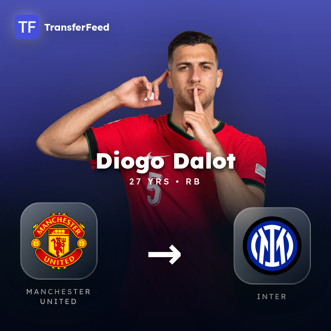 Diogo Dalot transfer card