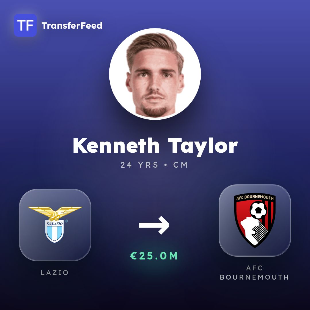 Kenneth Taylor transfer card